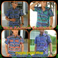 Kemeja HEM EXCLUSIVE Pria Modern Batik SANDIAGA LIMITED EDITION