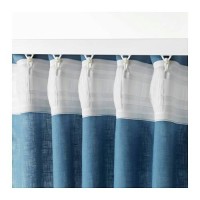 IKEA AINA Gorden Biru 145x250 cm - 1 Pasang Diskon