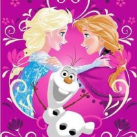SELIMUT ANAK / SELIMUT ROSANA / SOFT BLANKET KARAKTER FROZEN