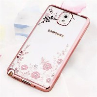 Jual Casing HP Samsung Note 3 Note 4 Note 5 Flower Diamond Case Cover Murah