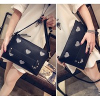 TAS PUNDAK SHOULDER HOBO BAG HITAM SIMPLE SIMPLICITE FLADEO WANITA CNK