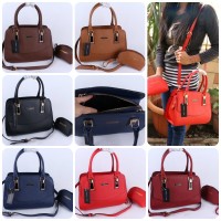 TAS CNK SMILE BEHEL HITAM SET DOMPET SUPER