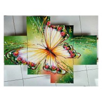 Jual Lukisan Kupu Mini Hijau Murah