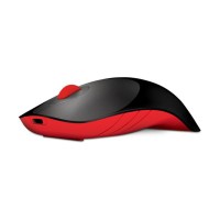 Jual Powerlogic Wireless Mouse Charge Air Shark - Hitam Merah Murah