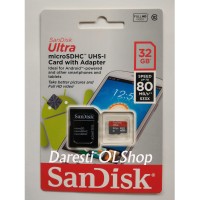 Jual Memory Memori Card MicroSD Micro SD Sandisk Ultra Class 10 32GB 32 GB Murah