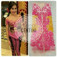 kebaya tile stik kwalitas biasa