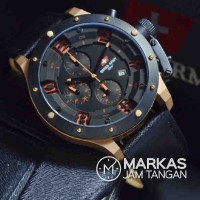 Jam Tangan Pria Swiss Army SA-2018 model Expedition Leather ORIGINAL