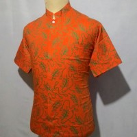 Jual Kemeja Baju Hem Batik Pria Cowok Batik Koko Muslim Shanghai BKT11 Murah