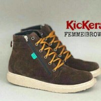 Sepatu boot modis gaya wanita touring outdoor kickers grade A special