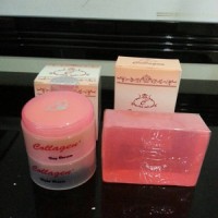 COLLAGEN PLUS VIT E WHITENING DAY & NIGHT CREAM + BEAUTY SOAP