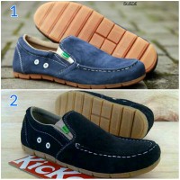 Sepatu Pria Casual Kickers Slip On Rajut Suede Grade Original Murah #3