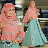 Jual gamis shafina syari tosca baju muslim maxi pesta terbaru Murah