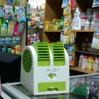 Mini AC / AC duduk Double Window USB/Battery