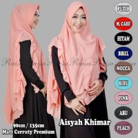 Jual Jilbab KHIMAR AISYAH PAD ANTEM || Hijab Pesta || alabastarinshop Murah