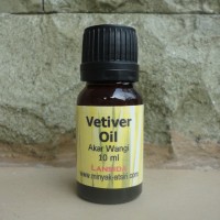 Vetiver Essential Oil 10 ml / Minyak Atsiri Akar Wangi 100% Natural