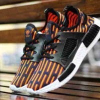 Sepatu Adidas NMD Stripes Orange Black Running Sport