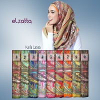 ELZATTA Hijab Kerudung Jilbab Segi Empat Kaila Lazea Asli Terbaru