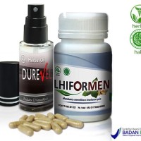 Jual Paket Hemat | Obat Herbal Vitalitas Pria | Lhiformen | Durevel Spray Murah