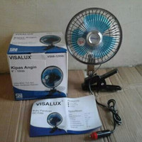 Kipas Angin DC Visalux Aki Mobil 6 inch 12VDC VS06-12VDC + clip