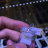 cincin berlian eropa cartier rosegold kualitas terbaik harga grosir
