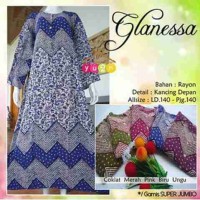 Jual GROSIR BATIK PEKALONGAN/ DASTER MURAH/ LONGDRES JUMBO GLANESSA Murah