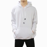 Jual Jaket Sweater Polos Hoodie Jumper Putih Polos Murah