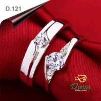 Jual Cincin Kawin Tunangan Perak Couple D.121 Murah