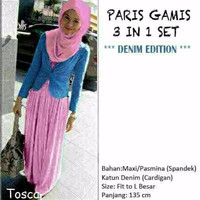 Paris Gamis Pink Denim (tk) WH7N