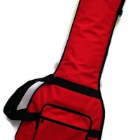 Jual Softcase gitar bass / tas gitar bass elektrik red tebal Murah