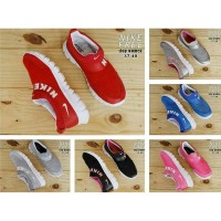 Jual sepatu sport nike free slip on cewe runing shoes slop lari women Murah