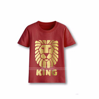 Baju Kaos Atasan Tee T-shirt Anak Laki-laki - LION GOLD (CA1635)