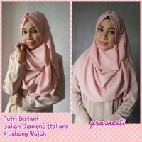 Pashmina instant jilbab instant tanpa satu pun jarum pentul