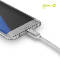 Jual Original WSKEN X-Cable 2 Magnetic Cable 2 in 1 for Micro USB and Light Murah