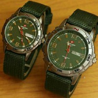 JAM TANGAN COUPLE SWISS ARMY dhc+ TALI CANVAS SPORT MURAH !!!