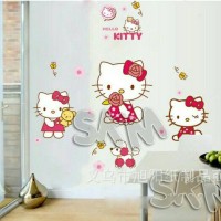Jual HELLO KITTY WALL STICKER | STIKER-WALLSTICKER | WALLSTIKER Murah