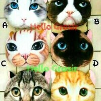 Jual Boneka KUCING bantal sandaran punggung hewan muka CAT pillow grosir Murah