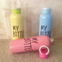 Jual Botol Minum My Bottle Sport Bahan Stainless 650ML Kuat dan Trendy Murah