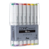 Jual COPIC Sketch Marker 12 Basic Color Set - Copic 12 Warna Murah