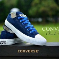 sepatu converse low casual men made in vietnam navy