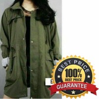 Jaket Parka Wanita Hijau Army Murah Meriah Distributor