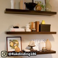 3 Rak Dinding Ukuran 30 x 10 x 3.4 cm