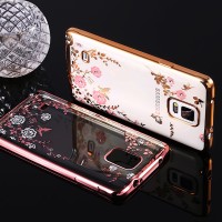 Jual Casing Hp Samsung Galaxy Note 3 Note 4 Flower Diamond Case Murah