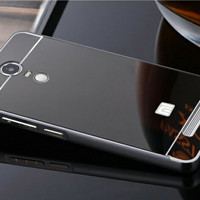 Jual FREE TEMPERED GLASS CASING MIRROR ALUMUNIUM XIAOMI REDMI NOTE 3/ PRO Murah