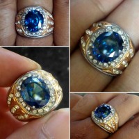 Jual CINCIN BATU BLUE SAFIR TOP QUALITY Murah