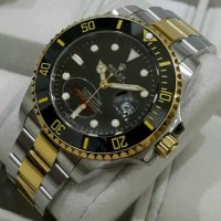 JAM TANGAN PRIA/COWOK ROLEX SUBMARINER SILVER COMBI. SUPER GRADE AAA+