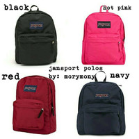 Jual Tas Ransel JANSPORT POLOS MORYMONY Baru | Hand Bags