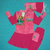 Jual Baju renang anak Muslimah Frozen Murah