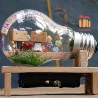 Jual Kado Pernikahan Danbo Bohlam Unik Bisa Custom Sesuai Pesanan Murah