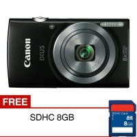 NEW KAMERA DIGITAL CANON IXUS 160 BLACK HITAM 20MP GARANSI 1 TAHUN