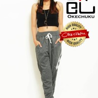 Jual Celana Training Jogger Pant Wanita Sweatpant Javeline Abu Tua Okechuku Murah